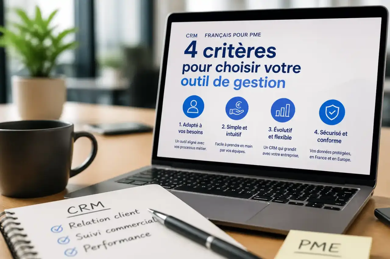 CRM français pour PME : 4 critères pour choisir votre outil de gestion