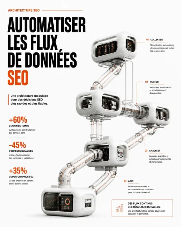 Schéma conceptuel d'une architecture en capsule pour la formation automatisation seo strasbourg