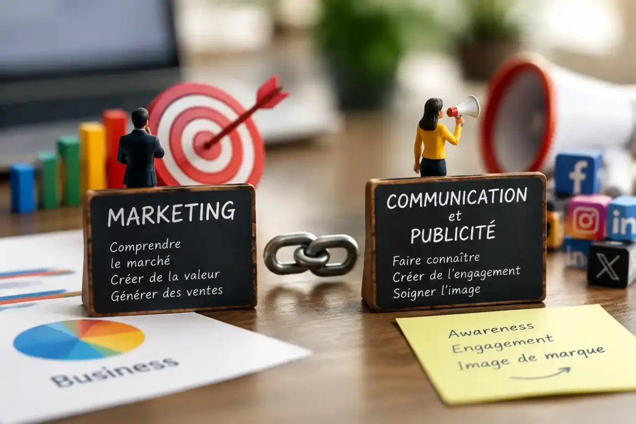 Marketing et communication : deux métiers liés, mais des objectifs différents