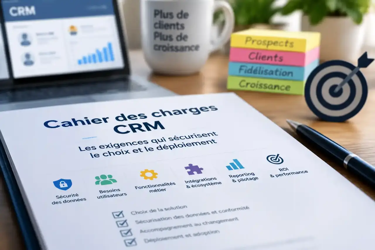 Cahier des charges CRM : les exigences qui sécurisent le choix et le déploiement